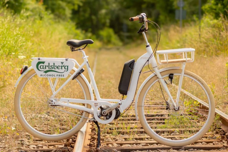 Företagscykel Pilen EL1 för Carlsberg.
