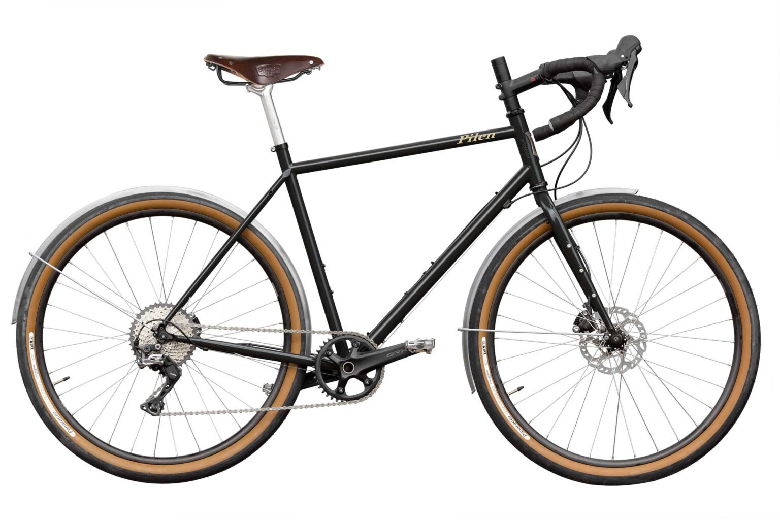 Pilen Grus Gravel Bike Black RAL 9005